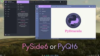 PyDracula - Modern Gui Python / Flat Style - Qt Designer/PySide6 or PyQt6  [ FREE DOWNLOAD ]