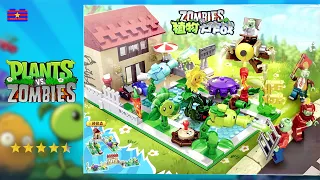 Lego Plants vs Zombies: Pool Party Brick Sets Unbox & Build | Unofficial Lego