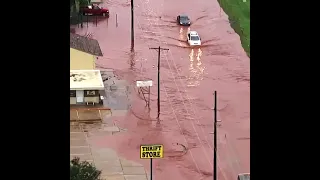 FLOODING: Sky 5 flies over deep waters in Oklahoma City