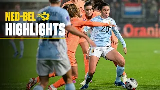 Netherlands 4-0 Belgium | Defeat in Tilburg | Women's Nations League