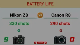 Nikon Z8 vs Canon R8 Comparison: 18 Reasons to buy the Z8 and 7 Reasons to buy the R8