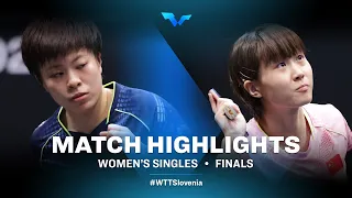 Wang Yidi vs Liu Weishan | WTT Contender Laško 2021 | WS | Final