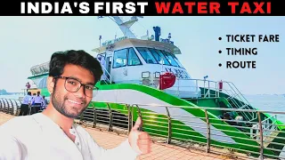 MUMBAI TO ALIBAUG FIRST WATER TAXI II TIMING II FARE II FULL REVIEW #alibag