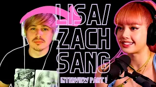 Lisa- Zach Sang English Interview Reaction Part 1