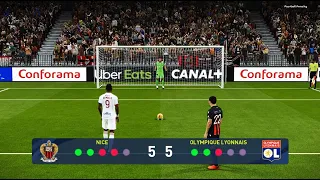 PES 2021 | NICE vs LYON | Penalty Shootout | Gameplay PC