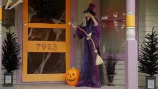 6 Ft Animated Standing Halloween Witch - Improvements Catalog