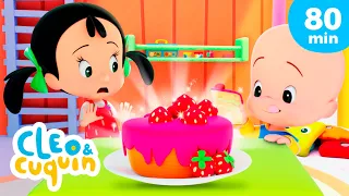 Baby baby Yes Cuquin 🍭 and more Nursery Rhymes by Cleo and Cuquin | Children Songs