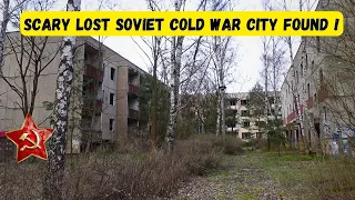 Lost Soviet Cold War city in a forest. Ghost town and a SCARY PLACE !