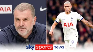 "It's a credit to him" | Postecoglou praises Richarlison for speaking about mental health issues