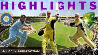 India vs Australia| 2001| 4th ODI Highlights| Visakhapatnam