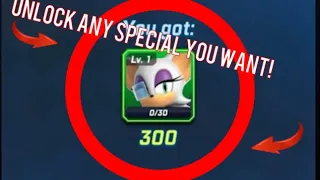 (FAKE!!!) HOW TO UNLOCK ANY SPECIAL YOU WANT IN SONIC FORCES SPEED BATTLE! (100% WORKS NO CLICKBAIT)