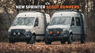 NEW (Ultra Sleek) Mercedes Sprinter SCOUT Front Bumpers - Installation