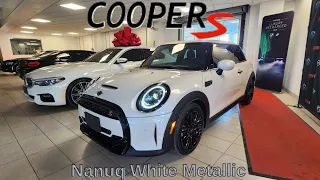 NEW ARRIVAL! 2023 MINI Cooper S Nanuq White Metallic