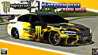 PLOTAGEM PARA BMW M5 DA MONSTER ENERGY CAR PARKING MULTIPLAYER!!!