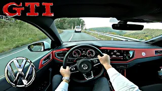 2020 VW Polo GTI 200 HP POV Test Drive Onboard