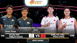 SF | Lee / Yang (TPE) Vs Liang / Wang (CHN) | Badminton Asia Championships 2024