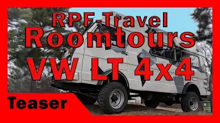 Roomtour VW LT 4x4 Expeditionsmobil - Teaser (Vorstellung von Ausbau & Technik)