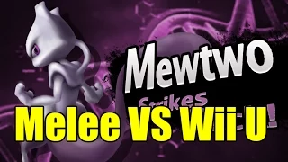 Mewtwo Moveset/Graphic Comparison (Melee VS Super Smash Bros Wii U)