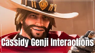 Cole Cassidy / Jesse McCree and Genji Interactions // Overwatch 2