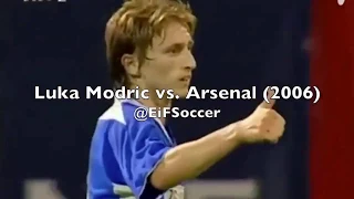Luka Modric vs  Arsenal 2006  He was only 20 years old at the time, but you could alread