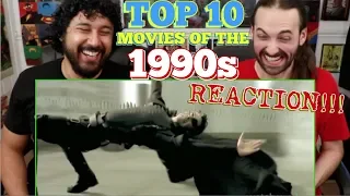 TOP 10 Movies Of The 1990s - REACTION!!!