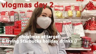 shopping at target and christmas carpool karaoke {vlogmas}