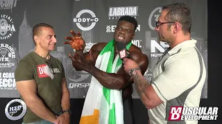 Blessing AwodIbu Winning Interview at 2022 NY Pro