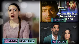 Achha Sila Diya | Original Vs Remake| Foreigner Reaction | Nora Fatehi & Rajkummar Rao | B Praak