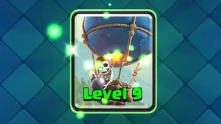 Power Of Lvl 9 Balloon In Clash Royale.