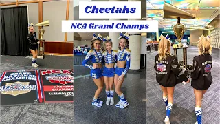 Cheetahs NCA GRAND CHAMPS!! Practice + Rebel Fashion Show + Comp Vlog