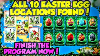 ALL 10 EGG LOCATIONS IN THE GREAT EGG HUNT PROGRAM IN MLB THE SHOW 24 DIAMOND DYNASTY!