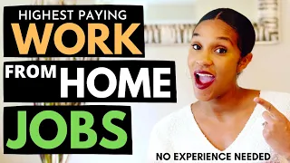 5 High Paying Work from Home Jobs No Experience Needed in 2020 l (No Phone, Without a Degree)