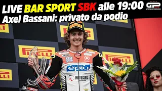 LIVE Bar Sport SBK alle 19:00 - Axel Bassani: privato da podio