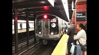 NYC Subway HD 60fps: Old Meets New; R32 & R179 A & C Trains @ 34th Street - Penn Station (5/23/19)