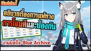 [Guide] Blue Archive อธิบายเรื่องการแพ้ทางชนะทาง ,เข้าใจเรื่องรูปแบบการโจมตีและป้องกันแต่ละประเภท