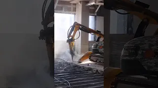 Brokk Demolition Robot - Demolition Project