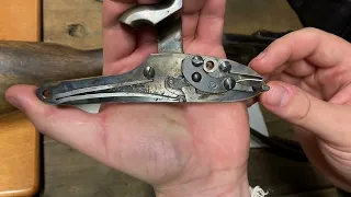 The Inner Workings of a Model 1853 3-Band Enfield Rifled Musket Lock Plate Assembly