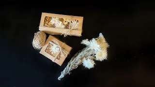 Подарочные коробочки с орешками
