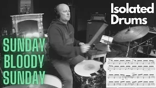 U2 | 'Sunday Bloody Sunday' | Drum Cover | ISOLATED DRUMS