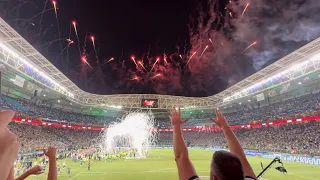 Palmeiras 2 x 0 Santos - Final Paulistão 2024 - Visto da Arquibancada 4K