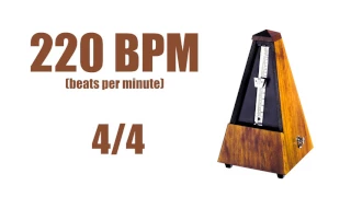 220 BPM Metronome 4/4 – Best Online Metronome 220 Beats Per Minute