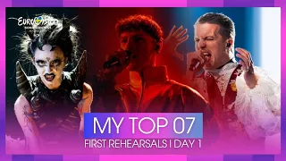 🇸🇪 Eurovision 2024: My Top 7 l First Rehearsals l Day 1