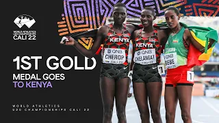 Chelangat offers Kenya the first gold medal | World Athletics U20 Championships Cali 2022
