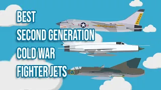 The Best Second Generation Fighter Jets of the Cold War (SAAB Draken, MiG-21, F-8 Crusader)