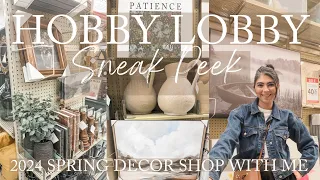 HOBBY LOBBY SPRING DECOR SHOP WITH ME | HOBBY LOBBY SHOP WITH ME 2024 | WHAT'S NEW AT HOBBY LOBBY