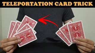 Incredible TELEPORTATION Card Trick! ( Tutorial )