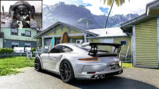 700BHP Porsche 911 GT3 RS | The Crew Motorfest | Steering Wheel Gameplay