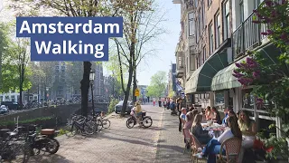 Amsterdam Walk. Singel - Westerpark ASMR 2024