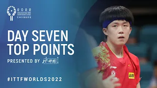 Top Points of Day 7 presented by Shuijingfang | 2022 World Team Championships Finals Chengdu