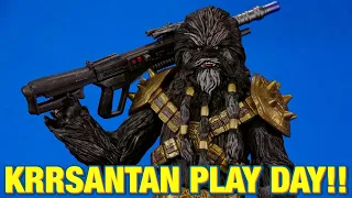 Play Day! Modding Star Wars Black Series Krrsantan Thanks To BigBadToyStore and Out of the Basement!